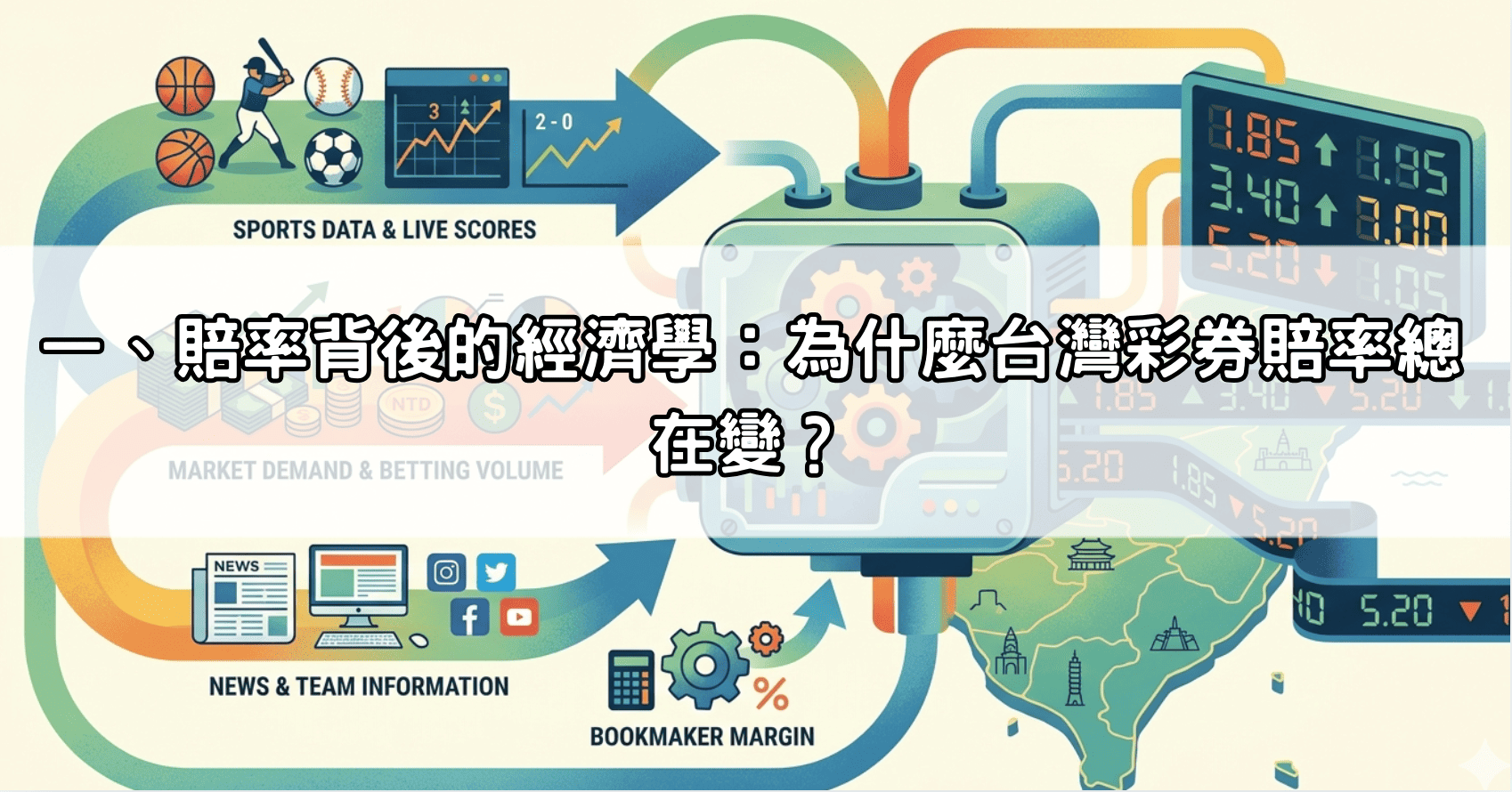 一、賠率背後的經濟學:為什麼台灣彩券賠率總在變?