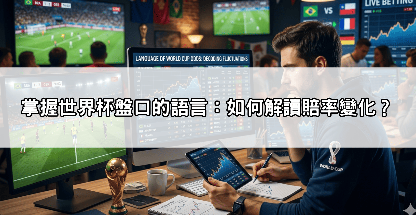 掌握世界杯盤口的語言：如何解讀賠率變化？