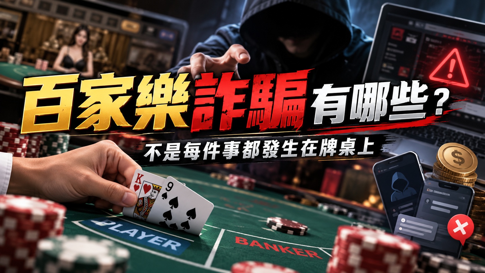 百家樂詐騙有哪些?不是每件事都發生在牌桌上